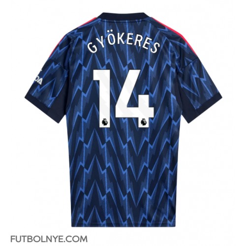 Camiseta Arsenal Viktor Gyokeres #14 Visitante Equipación 2025-26 manga corta